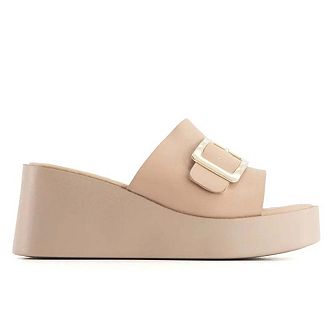Andrea Women's Fashion Wedge Platform Slide Sandals 68310