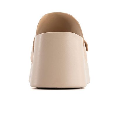 Andrea Women's Fashion Wedge Platform Slide Sandals 68310