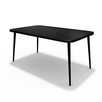 Rustic Iron Table Durable, Waterproof, and Portable for Outdoor & Camping Use