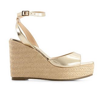 Andrea Women's High Wedge Heel Ankle Strap Sandals 69997