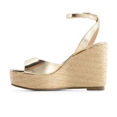 Andrea Women's High Wedge Heel Ankle Strap Sandals 69997