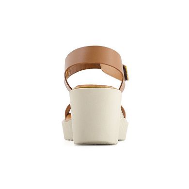 Andrea Women's Wedge Sandals EZ Closure 84806