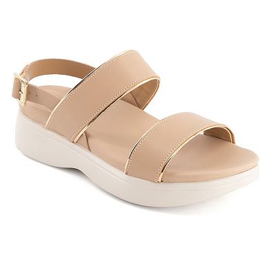 Andrea Women's Slingback Buckle Sandals 68547