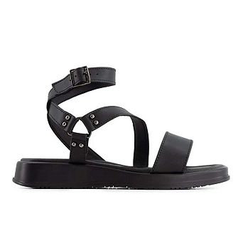 Andrea Women's Flat Sandals With Ankle Strap 69427