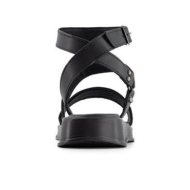 Andrea Women's Flat Sandals With Ankle Strap 69427