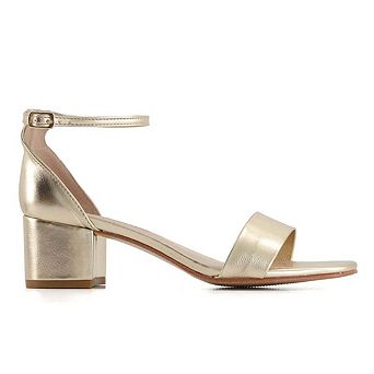 Andrea Women's Ankle Strap Heeled Sandals 862OR