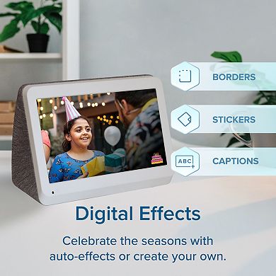 Simply Smart Home MyLuma Digital Photo Frame with Clock and Calendar Features
