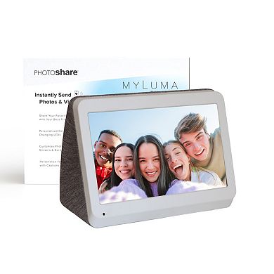 Simply Smart Home MyLuma Digital Photo Frame with Clock and Calendar Features