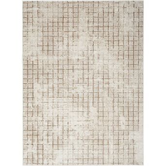 Nourison Dew Vintage Grid Indoor Area Rug