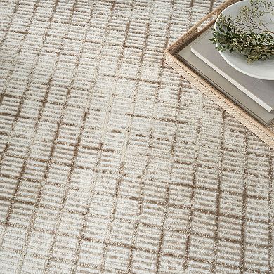 Nourison Dew Vintage Grid Indoor Area Rug