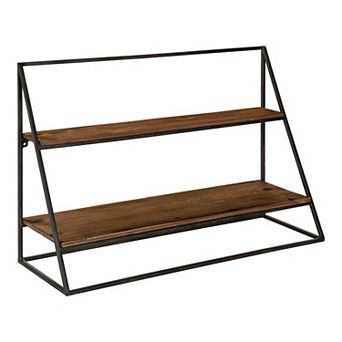 Lander Rustic Hanging Wall Shelf