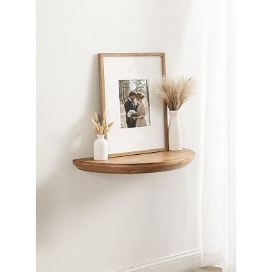 Colter Wood Floating Table Shelf