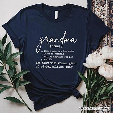 Grandma Definition T-Shirt, Funny Tee for Grandmothers