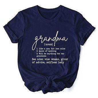 Grandma Definition T-Shirt, Funny Tee for Grandmothers