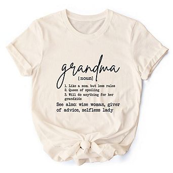 Grandma Definition T-Shirt, Funny Tee for Grandmothers