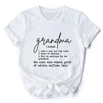 Grandma Definition T-Shirt, Funny Tee for Grandmothers