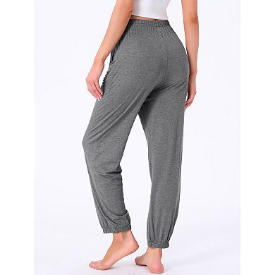 2Pcs Women's Pajama Pants Soft Comfy Pj Pants Lounge Pants Sleepwear with Pockets