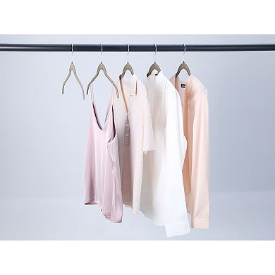 20 Pack Velvet Non-Slip Hangers, Durable 360-degree Space Saving Clothes Hangers for Clothing