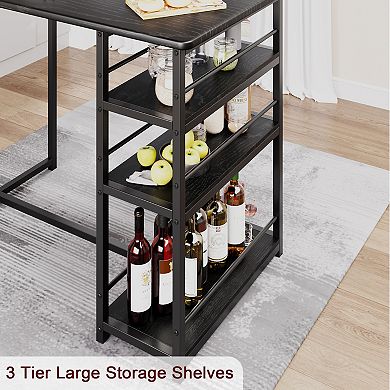 Kitchen Table Set, Dining Table and Chairs for 2