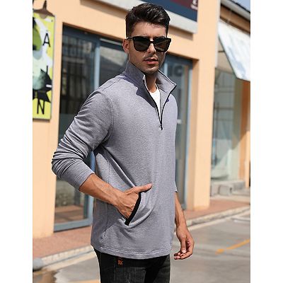 fitted lace wedding dress Cubavera Men's Big and Tall Solid Textured 1/4 Zip Pullover Sweater Long Sleeve Shirt in Windsor Wine, Size 3X, 100% Polyester main image 0