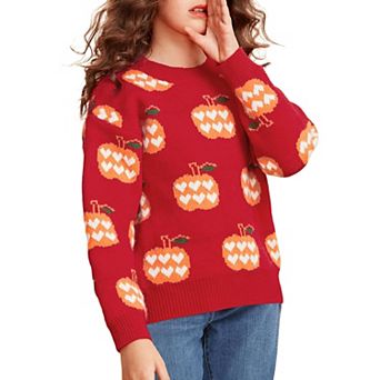 Girls Sweater Pullover Cable Knit Long Sleeve Turtleneck Chunky Warm Top