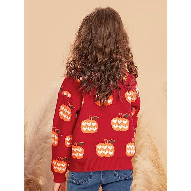 Girls Sweater Pullover Cable Knit Long Sleeve Turtleneck Chunky Warm Top