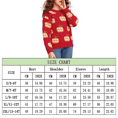 Girls Sweater Pullover Cable Knit Long Sleeve Turtleneck Chunky Warm Top