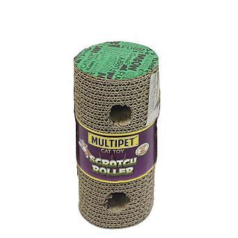 Multipet Cardboard Rolling Cat Scratcher - 1 Unit