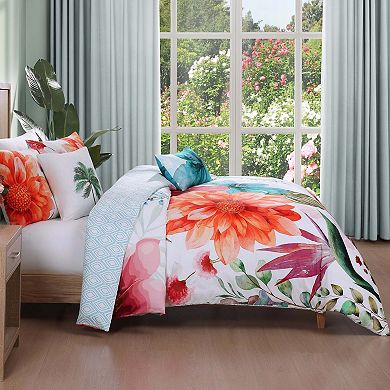 Bebejan Eden's Embrace 100% Cotton Sateen 5 Piece Reversible Comforter Set