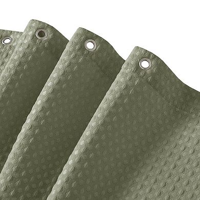 Madison Park Arbor Waffle Shower Curtain