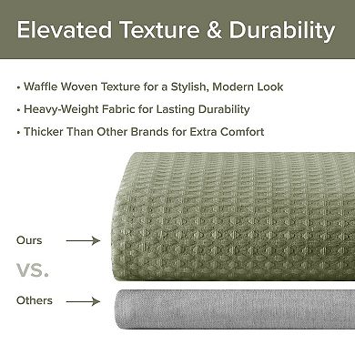 Madison Park Arbor Waffle Shower Curtain