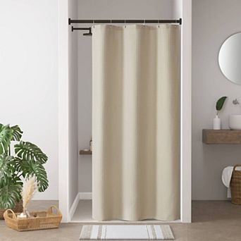 Madison Park Arbor Waffle Shower Curtain