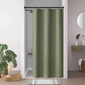 Madison Park Arbor Waffle Shower Curtain
