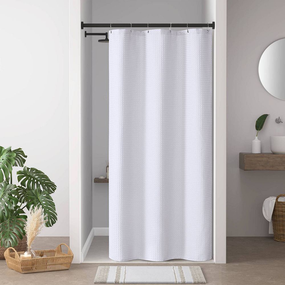 Madison Park Arbor Waffle Shower Curtain