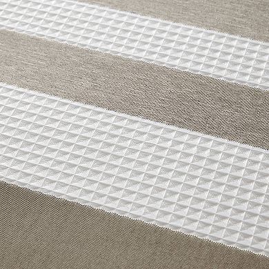 Madison Park Ombre Waffle Shower Curtain