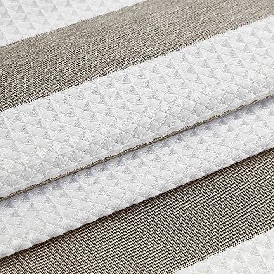 Madison Park Ombre Waffle Shower Curtain