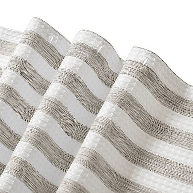 Madison Park Ombre Waffle Shower Curtain