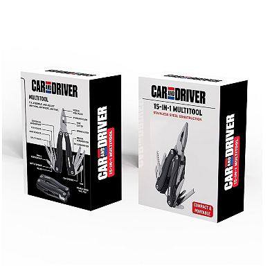 Car and Driver Multitool with Flashlight