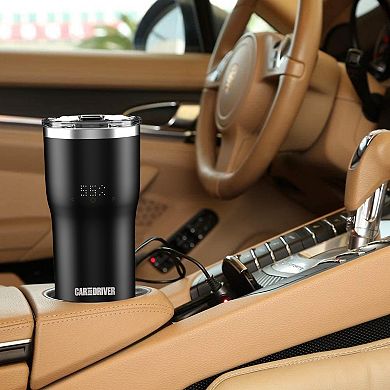 Car and Driver Heated Travel Mug