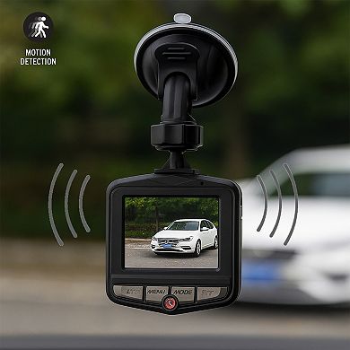 Car and Driver HD Dash Cam with Motion Detection Mode