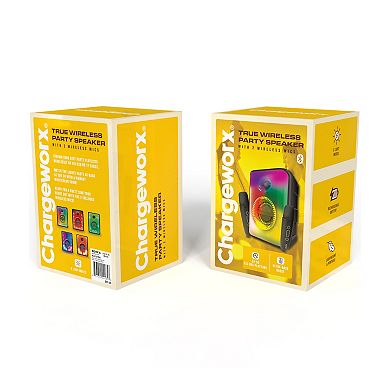 ChargeWorx Karaoke Speaker & 2 Wireless Microphones