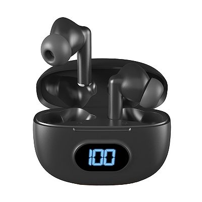 ChargeWorx Wireless Earbuds with Charging Case