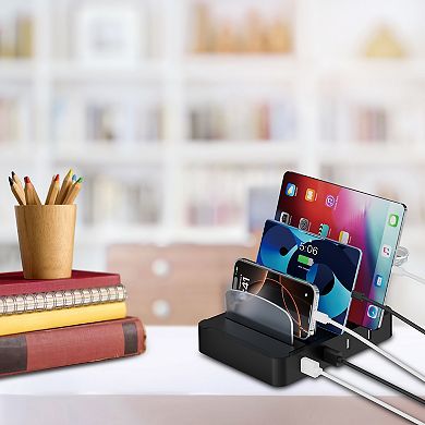 ChargeWorx Multi-Device Charging Stand with Fast Charging Ports