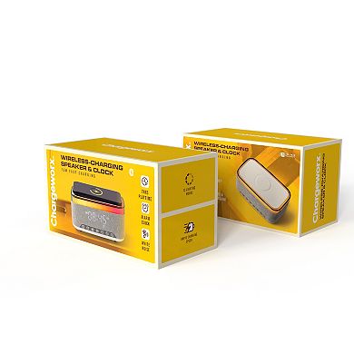 ChargeWorx Wireless Charging Speaker Clock