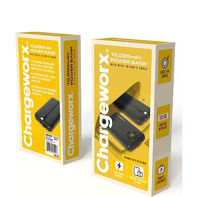 ChargeWorx 10K Portable Power Bank