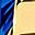 Gold Tone Blue