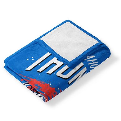Oklahoma City Thunder NBA Net Gain 50" x 60" Silk Touch Throw Blanket
