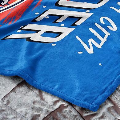 Oklahoma City Thunder NBA Net Gain 50" x 60" Silk Touch Throw Blanket