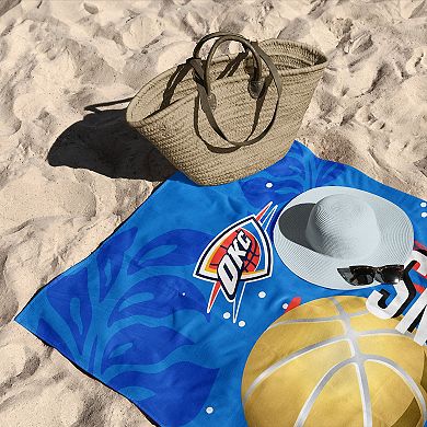 Oklahoma City Thunder 2025 Champions 30" x 60" Blackboard Beach Towel