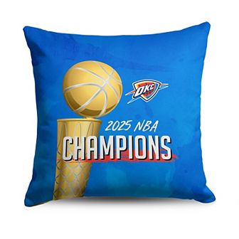 Oklahoma City Thunder 2025 Champs Buckets 18" Throw Pillow